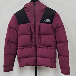 The North Face Burgundy and Black Jacket